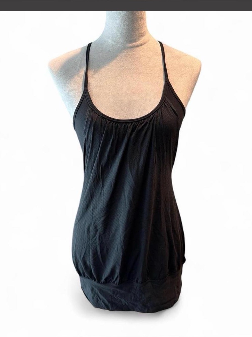 LULULEMON Black Strappy Tank Top